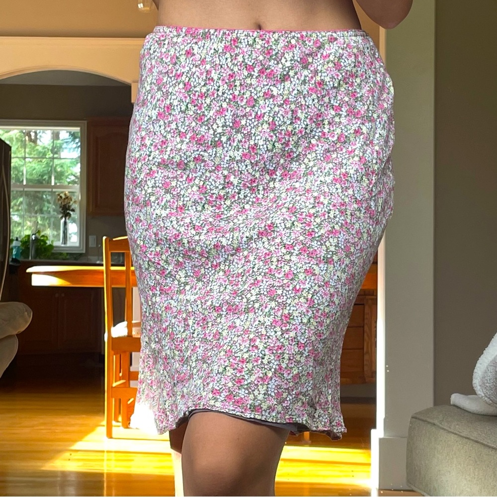 Gap Floral Midi Skirt